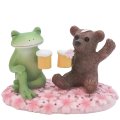 Copeau 花見酒をするカエルとクマ