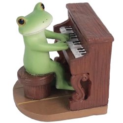 画像1: Copeau ピアノを弾くカエル