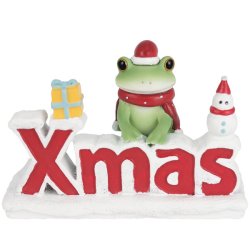 画像1: Copeau Xmasオブジェとカエル