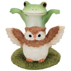 画像1: Copeau ミミズクフクロウとカエル