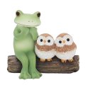 Copeau フクロウの赤ちゃんとカエル