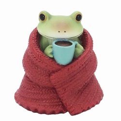 画像1: Copeau ぬくぬく毛布にくるまるカエル