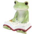 Copeau 本を読むカエル
