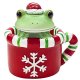 Copeau クリスマスマグカップからカエル