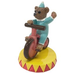 画像1: Copeau サーカス 自転車であいさつするクマ