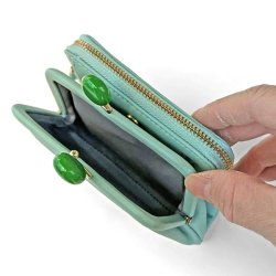 画像4: EoP Bonne Chance 牛革がまぐち二つ折り財布