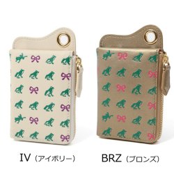 画像2: EoP モノグラム カエルリボン パスケースウォレット