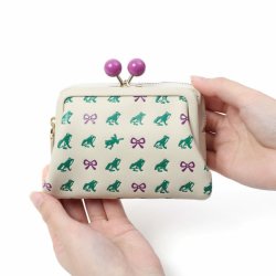 画像8: EoP モノグラム カエルリボン がまぐち二つ折り財布