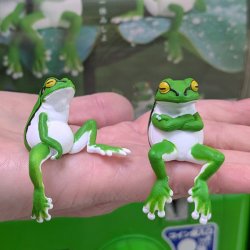 画像3: ガチャガチャ ふちやすみ アマガエル 全５種セット