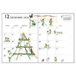 画像6: かえるの時間 スケジュール帳2026【P】