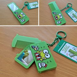 画像4: けろっぴ ミラー＆コーム キーホルダー【P】