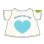画像1: ピクルスコスチューム ハートスパンコールＴシャツ (1)