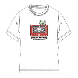 画像1: ピクルス Ｔシャツ カセットテープ WHT
