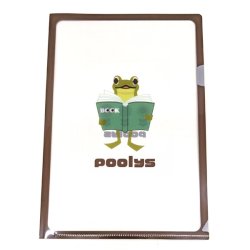 画像1: プーリーズ A5クリアファイル 読書