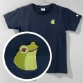 プーリーズサウナ キッズＴシャツ フェイス