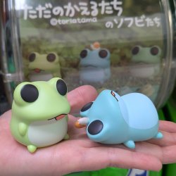 画像3: ガチャガチャ ただのかえるたちのソフビたち 全６種セット