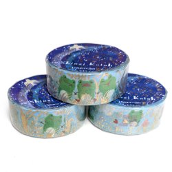 画像3: 宮沢賢治幻燈館 きらぴかマスキングテープ 蛙のゴム靴