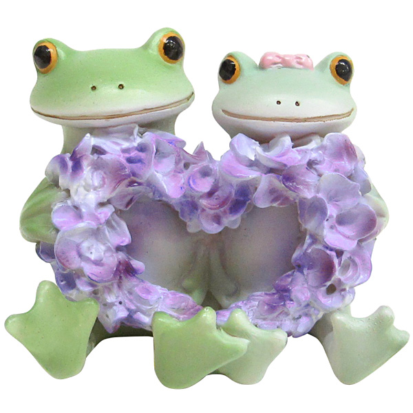 Copeau 藤の花とカップル Frogs カエルグッズ専門店 自由が丘
