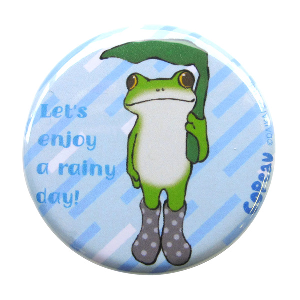 Copeau 缶バッジs 葉っぱ傘 Frogs カエルグッズ専門店 自由が丘 Copeau 缶バッジs 葉っぱ傘 Frogs カエルグッズ専門店 自由が丘