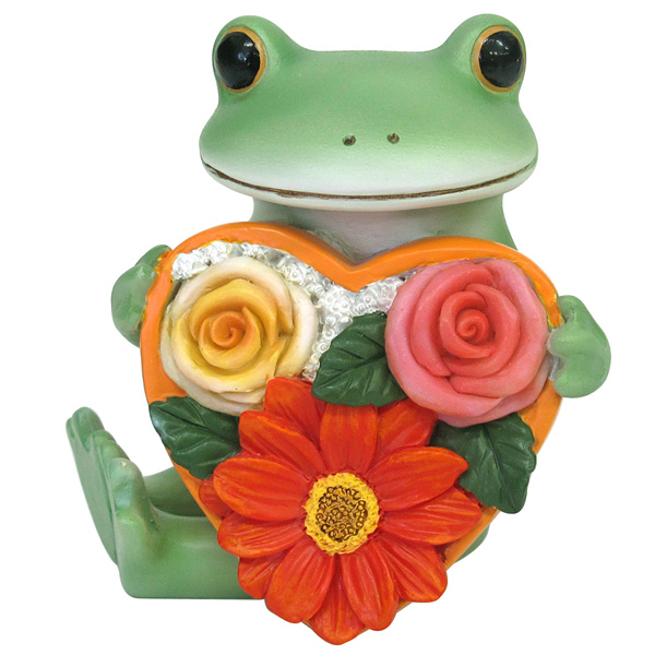 Copeau ミドル ハートのフラワーボックス Frogs カエルグッズ専門店 自由が丘
