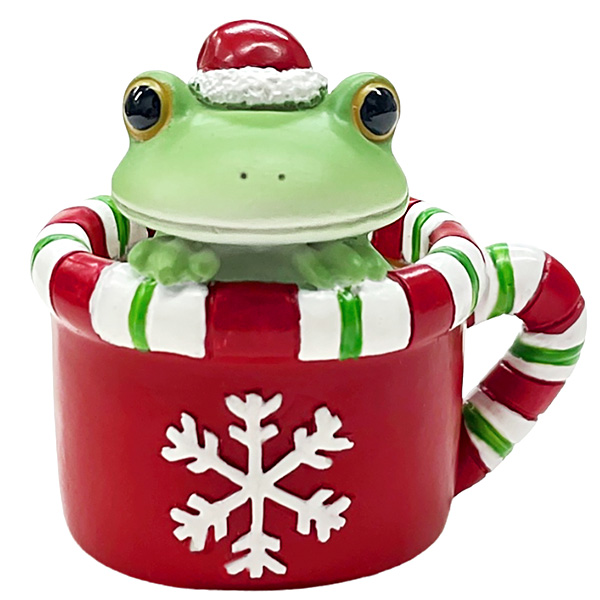 Copeau クリスマスマグカップからカエル