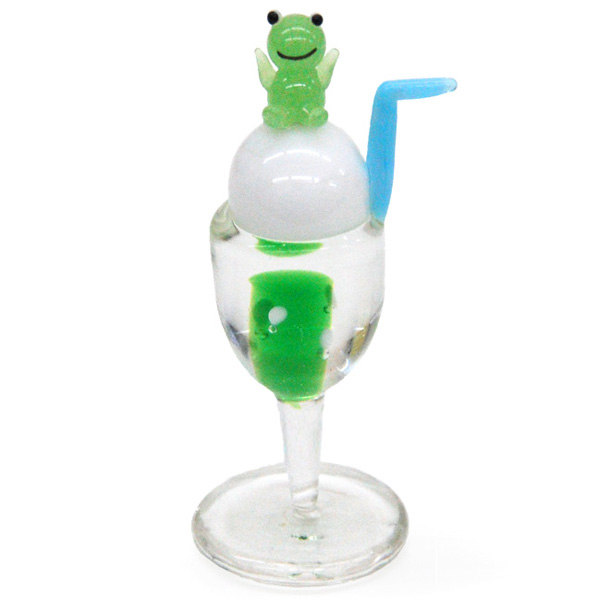 ガラス クリームソーダかえる Frogs カエルグッズ専門店 自由が丘