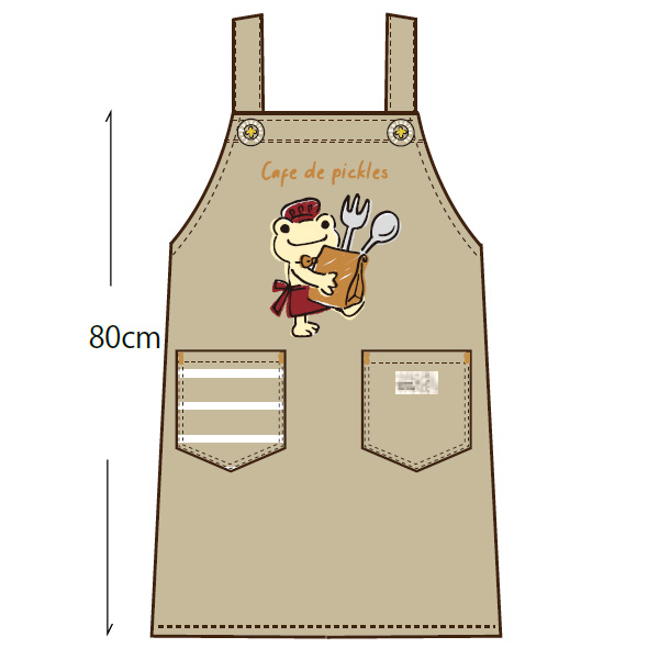 カフェドピクルス フリークロスエプロン Frogs カエルグッズ専門店 自由が丘