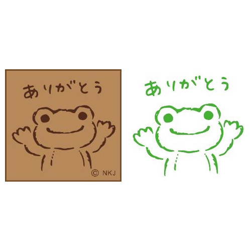 ピクルス スタンプ ありがとう Frogs カエルグッズ専門店 自由が丘