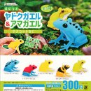 画像: ガチャガチャ 新商品「ぷにっと ヤドクガエル＆アマガエル」