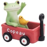 画像: Copeau 赤いカートのカエル