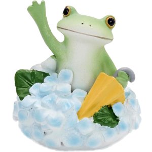 画像: Copeau 紫陽花畑のカエル