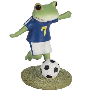 画像: Copeau シュートするサッカー選手のカエル