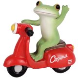 画像: Copeau 赤いスクーターに乗るカエル