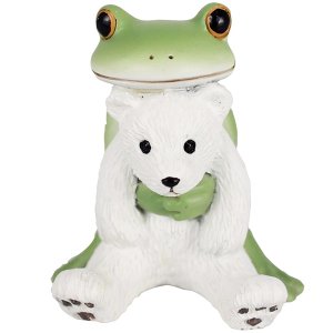 画像: Copeau シロクマの赤ちゃんとカエル