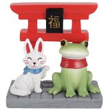 画像: Copeau お稲荷キツネとカエル