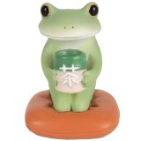 画像: Copeau ホッとお茶を飲むカエル