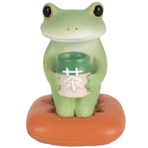 画像: Copeau ホッとお茶を飲むカエル