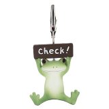 画像: Copeau Checkサインのカエル メモクリップ