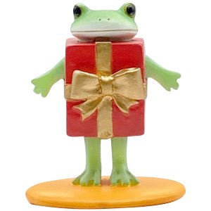 画像: Copeau クリスマス プレゼント姿のカエル