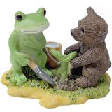 画像: Copeau 花を育てるカエルとクマ