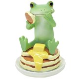 画像: Copeau スイーツ ホットケーキを頬張るカエル