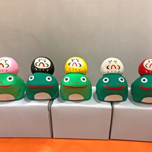 画像: 蛙乗りだるま