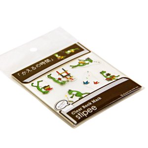 画像: かえるの時間 クリアブックマーク