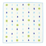 画像: 和タオル　雨だれとカエル