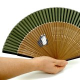 画像: 男持ち短地 シルクペンテックス 扇子【P】