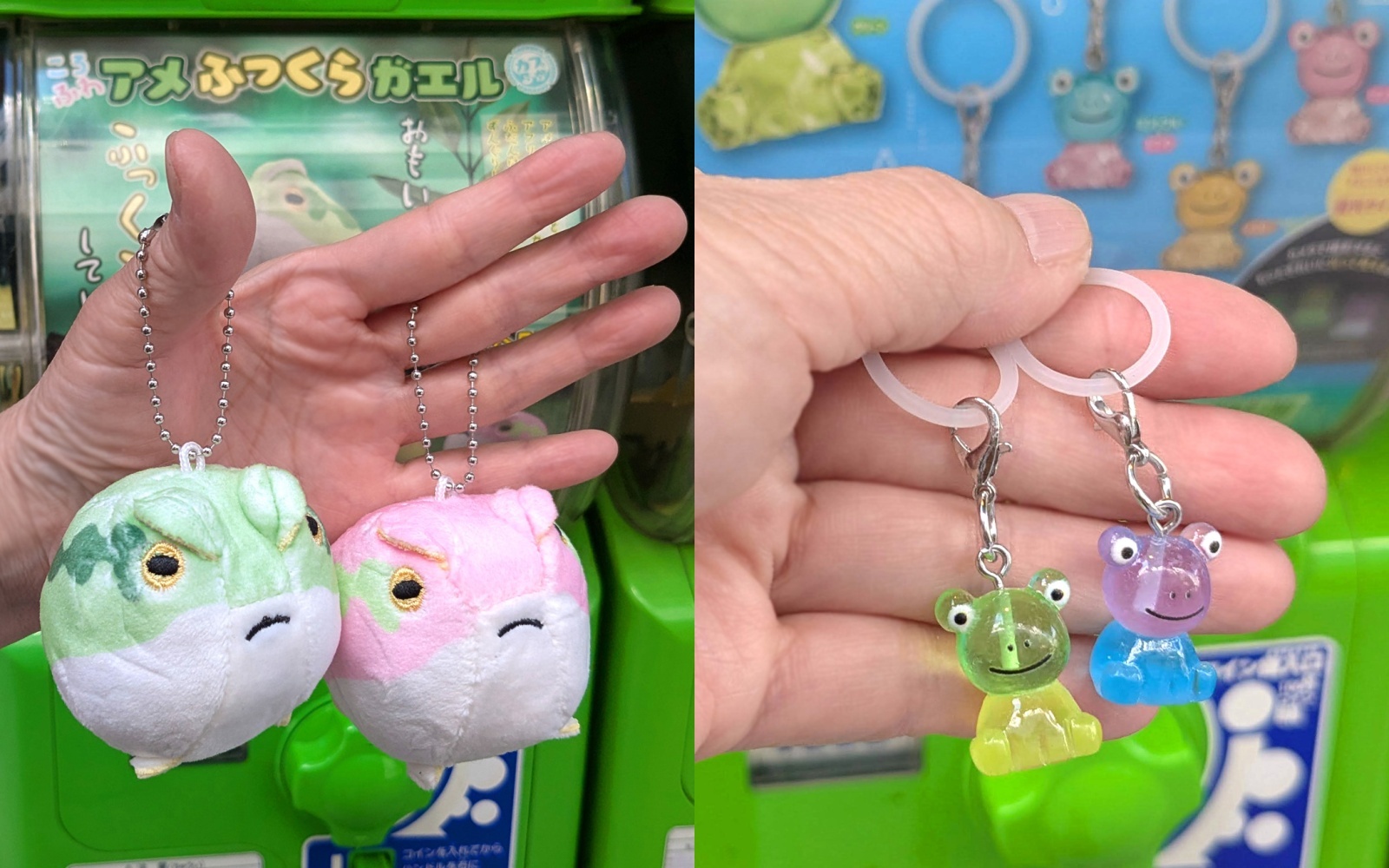 画像: ガチャガチャ新商品「アメふっくらガエル」「ケロケロフレンズ カエルのクリアチャーム」