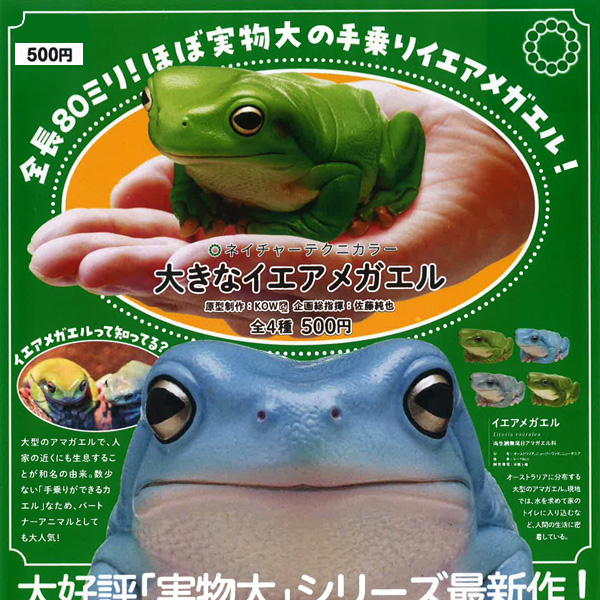 画像2: ガチャガチャ 大きなイエアメガエル