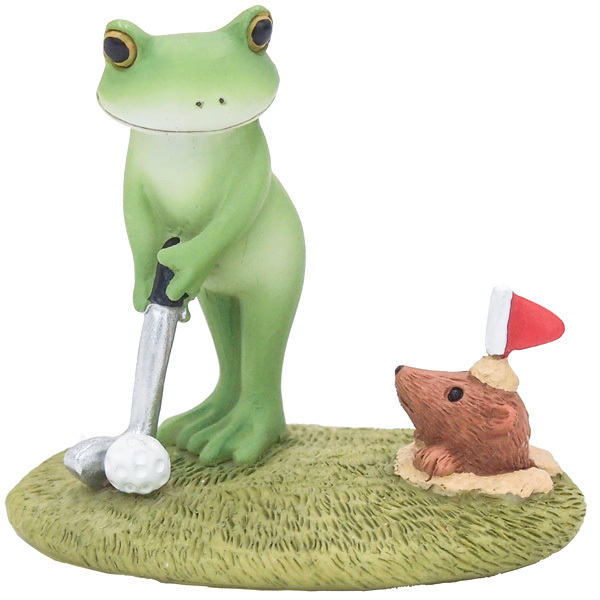 画像1: Copeau パターゴルフをするカエル