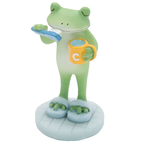 画像1: Copeau 歯磨きタイムのカエル