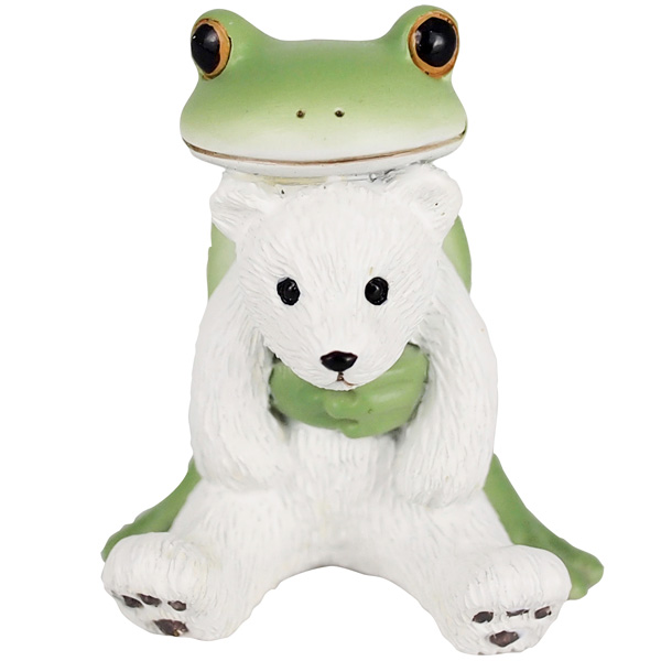 画像1: Copeau シロクマの赤ちゃんとカエル
